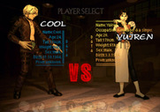 Daraku Tenshi: The Fallen Angels for Arcade - Selecting characters for a new match.
