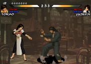 Daraku Tenshi: The Fallen Angels for Arcade - A fight begins...