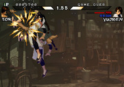 Daraku Tenshi: The Fallen Angels for Arcade - An impressive attack!