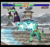 SoulCalibur for Arcade - Arthur isn't going down without a fight!