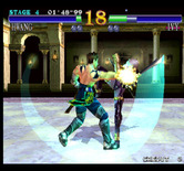 SoulCalibur for Arcade - I'm in trouble, almost out of energy.