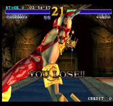 SoulCalibur for Arcade - You lose!