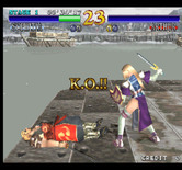 SoulCalibur for Arcade - K.O.!! Sophitia wins!