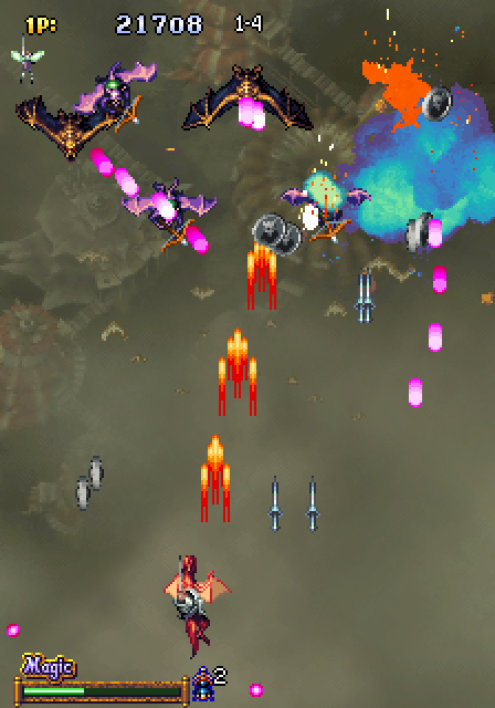 Dragon Blaze Arcade Screenshot: On to the next stage...