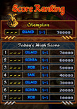 Dragon Blaze for Arcade - High scores.