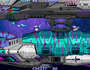 Salamander 2 for Arcade - You'll need to navigate between two large, moving ships.