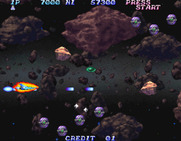 Salamander 2 for Arcade - Dealing with some asteroids now...