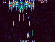 Salamander 2 for Arcade - A large battleship approaches...with lasers!