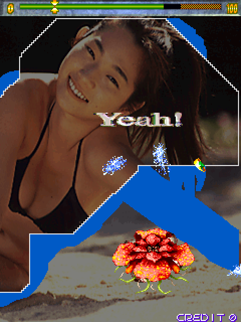 Gals Panic 3 Arcade Screenshot: Yeah!