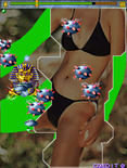 Gals Panic 3 for Arcade - The number of opponents increases as the game progresses.
