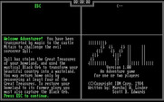 Zyll: A Text Adventure Game for IBM PC/Compatibles - Title screen and introduction.