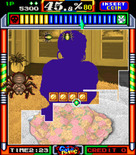 Gals Panic for Arcade - Gameplay; Avoid the spider!