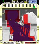 Gals Panic for Arcade - That character with the horn indicates the level is complete.