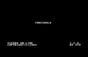 Threshold for Commodore 64 - Title screen.