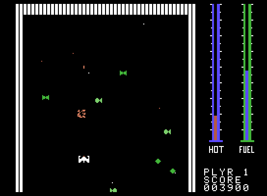 Threshold ColecoVision Screenshot: One space fish down, many more to go!