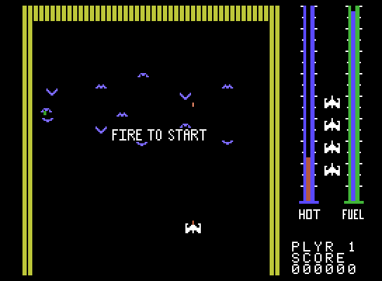 Threshold ColecoVision Screenshot: Game demo.