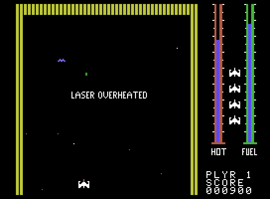 Threshold ColecoVision Screenshot: Oh no, my lasers overheated!
