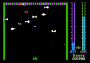 Threshold for Apple II - Each wave has a different shaped alien.