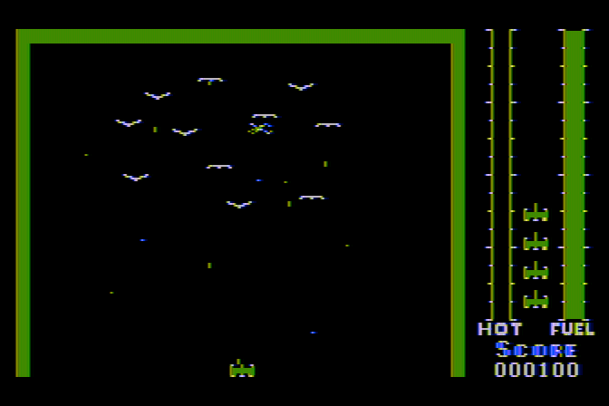 Threshold Atari 8-bit Screenshot: Game start.