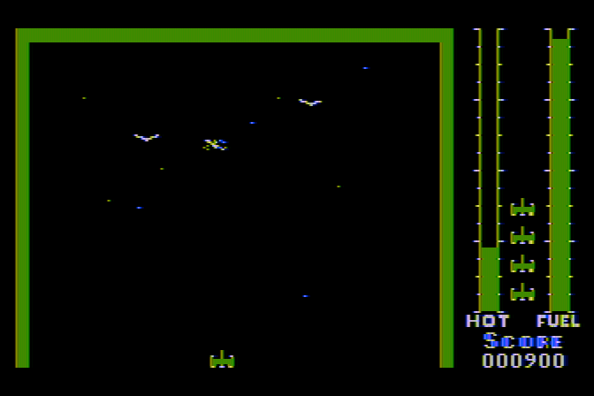 Threshold Atari 8-bit Screenshot: Only a few enemies left!