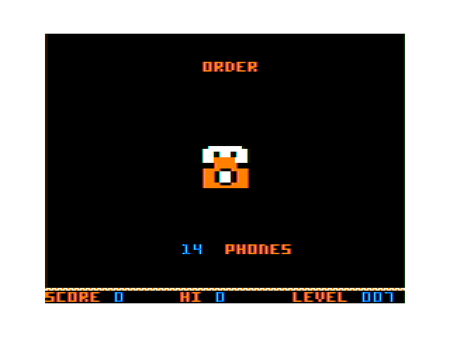 Panic Button TRS-80 Color Computer Screenshot: You can also make some phones...