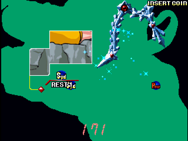 Gals Panic S3 Arcade Screenshot: Game start.