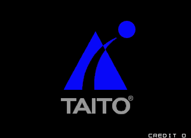 Arkanoid Returns Arcade Screenshot: Taito logo.