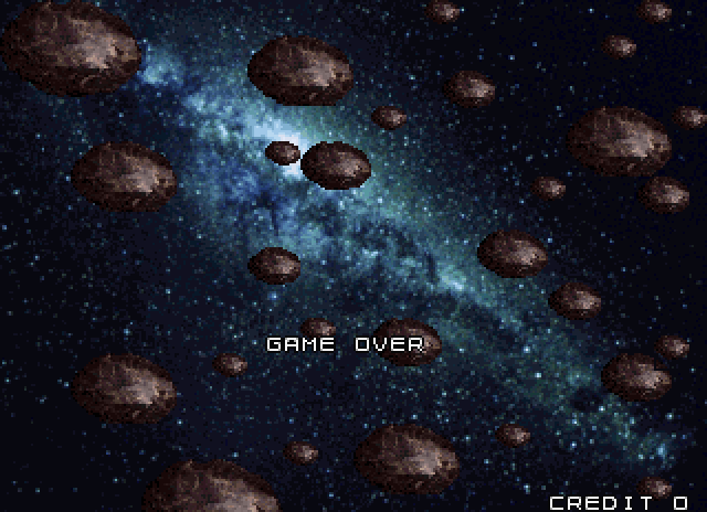 Arkanoid Returns Arcade Screenshot: Game attract mode.