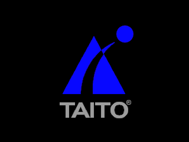 Super Puzzle Bobble Arcade Screenshot: Taito logo.