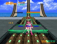 Virtual On: Cyber Troopers for Arcade - Battle start.