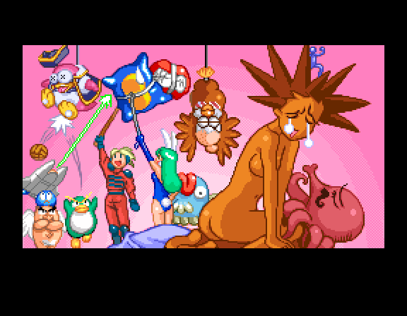 Sexy Parodius Arcade Screenshot: Mission complete!