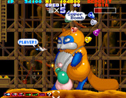 Sexy Parodius for Arcade - Mission 4 end of level boss...