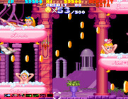 Sexy Parodius for Arcade - This larger ship can temporarily crash through walls if necessary...