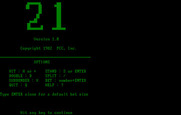 21 for IBM PC/Compatibles - Title screen and instructions