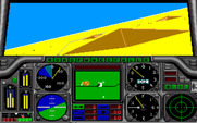 Gunship for Amiga - Flying around...