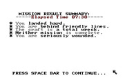 Gunship for Amiga - Mission results...not good!