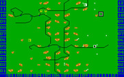 Gunship for Amiga - Map view.