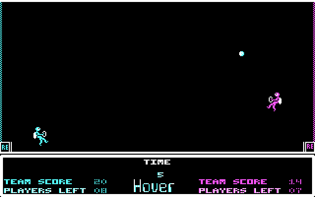 Hover IBM PC/Compatibles Screenshot: Almost out of time...