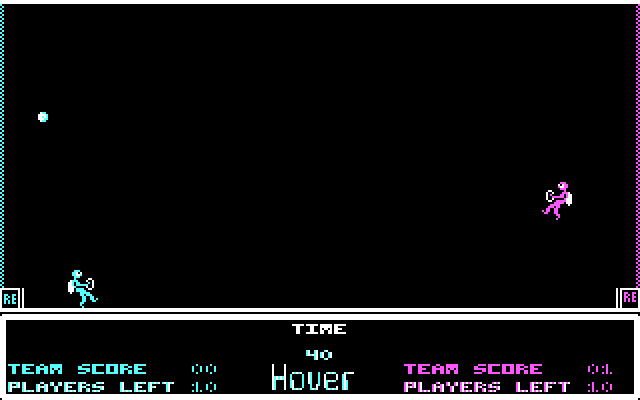 Hover IBM PC/Compatibles Screenshot: Game in progress.