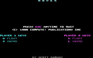 Hover for IBM PC/Compatibles - Title screen.