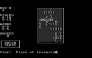 Crossword Magic for IBM PC/Compatibles - Once you adds some words, write the clues for each word.