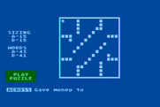 Crossword Magic for Atari 8-bit - Starting a puzzle.