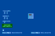 Crossword Magic for Atari 8-bit - Creating a new puzzle.