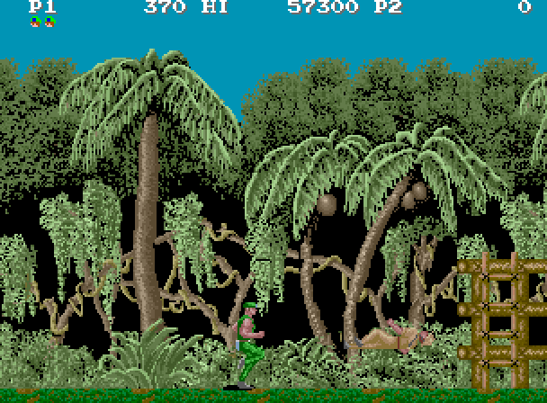 M.I.A.: Missing in Action Arcade Screenshot: Game start.
