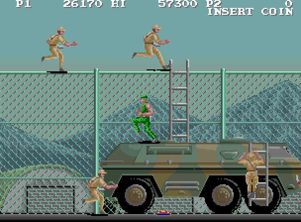 M.I.A.: Missing in Action Arcade Screenshot: Start of the next mission...