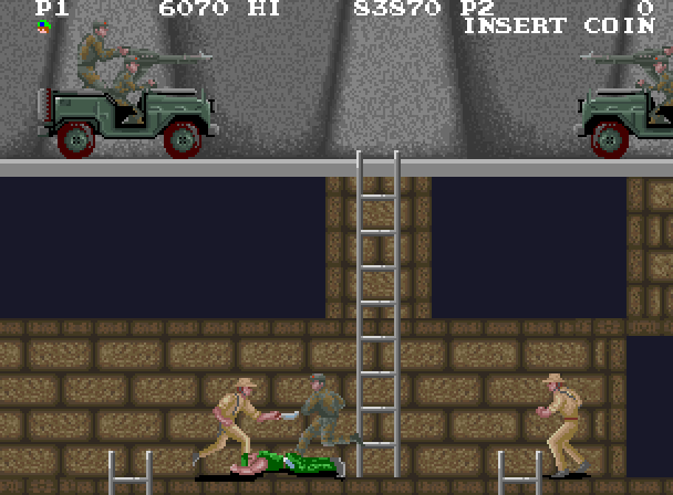 M.I.A.: Missing in Action Arcade Screenshot: Enemies got me!