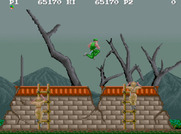 M.I.A.: Missing in Action for Arcade - You can jump over gaps in the platforms.