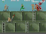 M.I.A.: Missing in Action for Arcade - Staying on higher platforms is often easier.