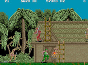 M.I.A.: Missing in Action for Arcade - You can climb ladders to reach new platforms.
