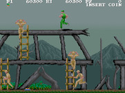 M.I.A.: Missing in Action for Arcade - Running along a platform...